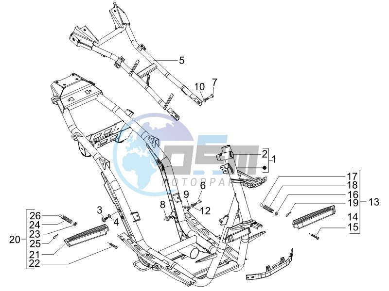 Frame bodywork