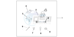 GL18009 France - (F / AB CMF NAV) drawing PASSENGER CONTROL