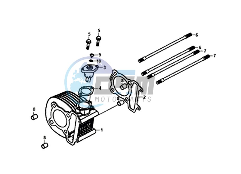 CYLINDER / CYLINDER HEAD GASKET / BASE GASKET