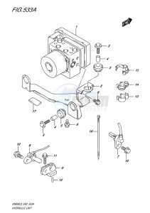 AN650 BURGMAN EU drawing HYDRAULIC UNIT