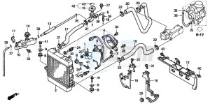 NSS250 drawing RADIATOR