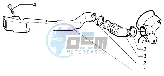 Belt cooling tube - Intake tube