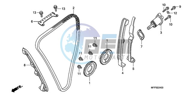 CAM CHAIN/TENSIONER