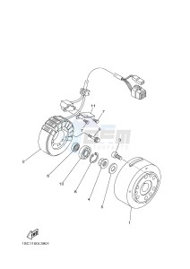 YFM300 RAPTOR 300 (1SC5) drawing GENERATOR