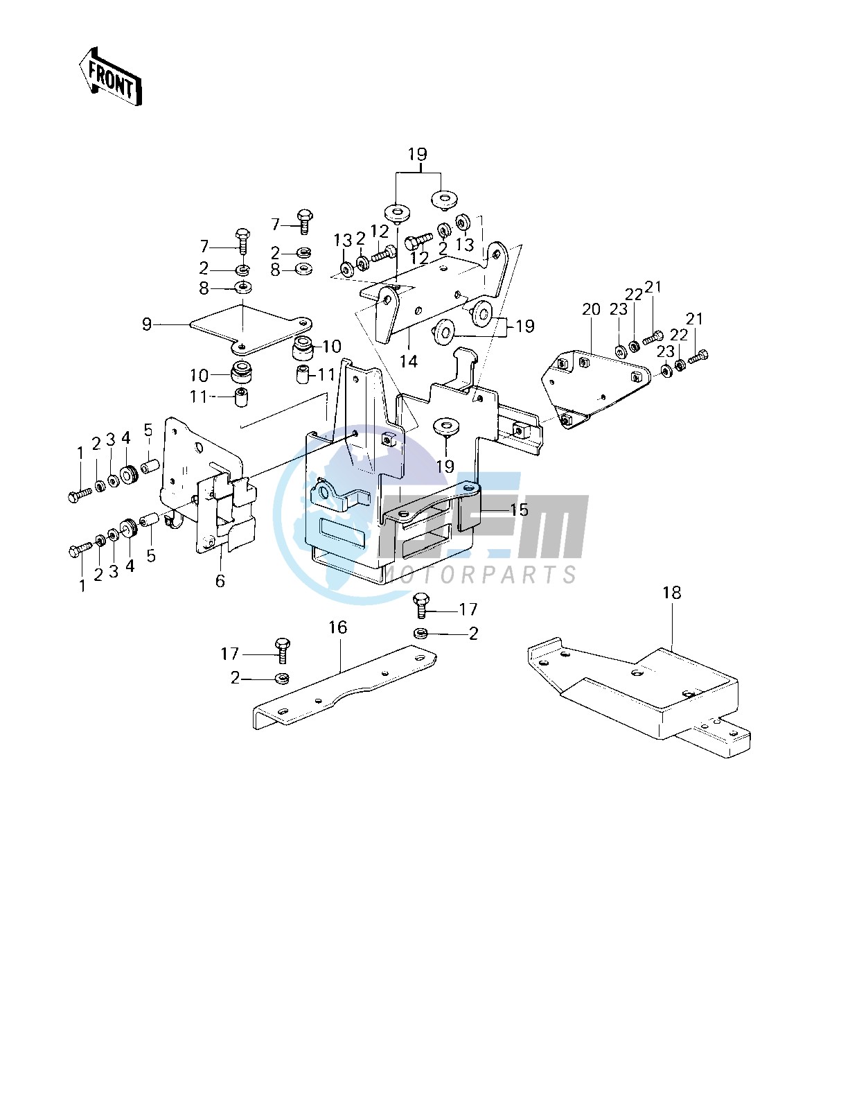 BATTERY CASE_ELECTRO BRACKET -- 80 D3- -