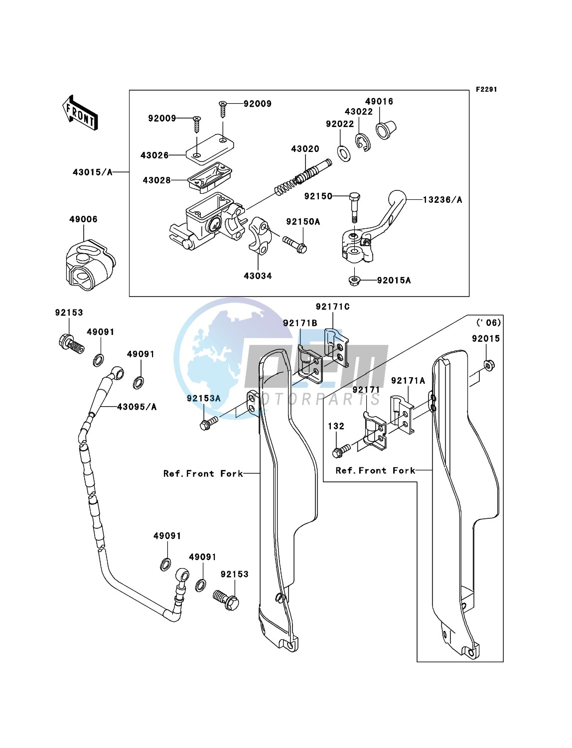 Front Master Cylinder