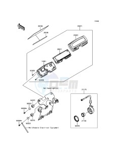 KLX250 KLX250SHF XX (EU ME A(FRICA) drawing Meter(s)