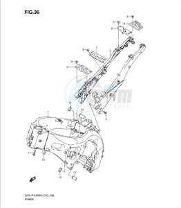 GSX-R1000 drawing FRAME (MODEL K9)