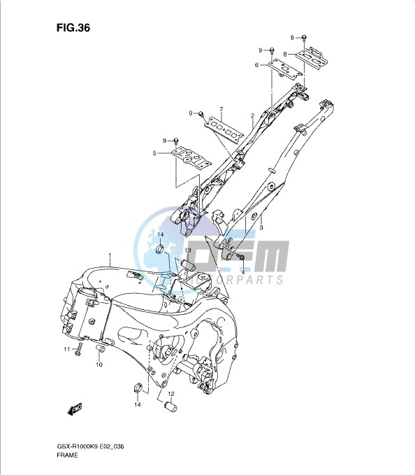 FRAME (MODEL K9)