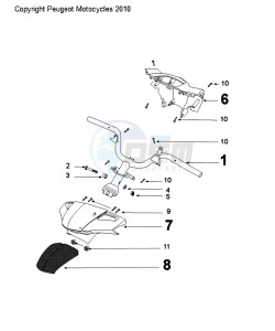 KISBEE SL drawing HANDLEBAR ROD