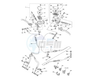 XP T-MAX SV 500 drawing FRONT MASTER CYLINDER