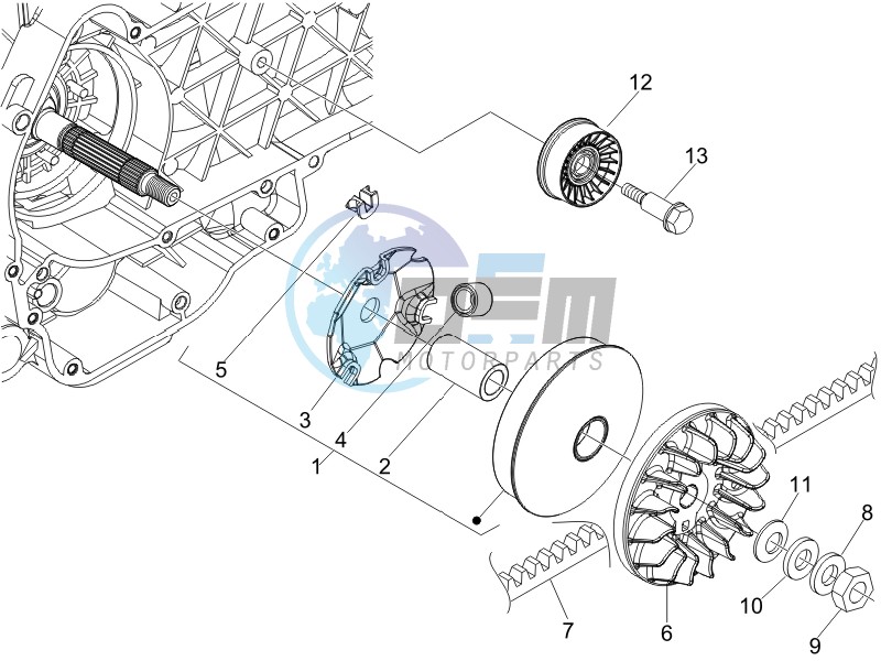 Driving pulley