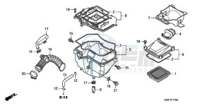 CBF125MA Europe Direct - (ED) drawing AIR CLEANER