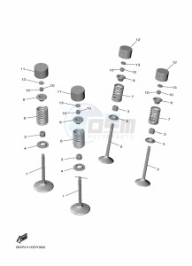 YZ450F (BHR2) drawing VALVE