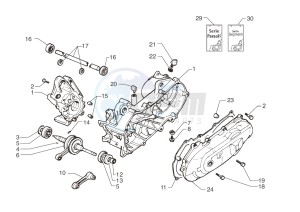 Ark AC 45 Yellow-Blue 50 drawing Crankcase – Crankshaft