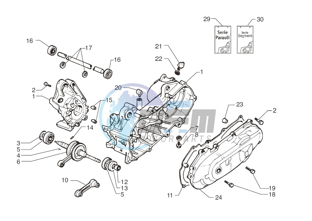 Crankcase – Crankshaft