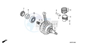 CBF125MA Europe Direct - (ED) drawing CRANKSHAFT/PISTON