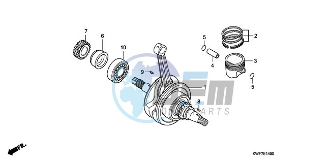 CRANKSHAFT/PISTON