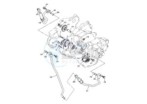 YZ F 250 drawing OIL PUMP