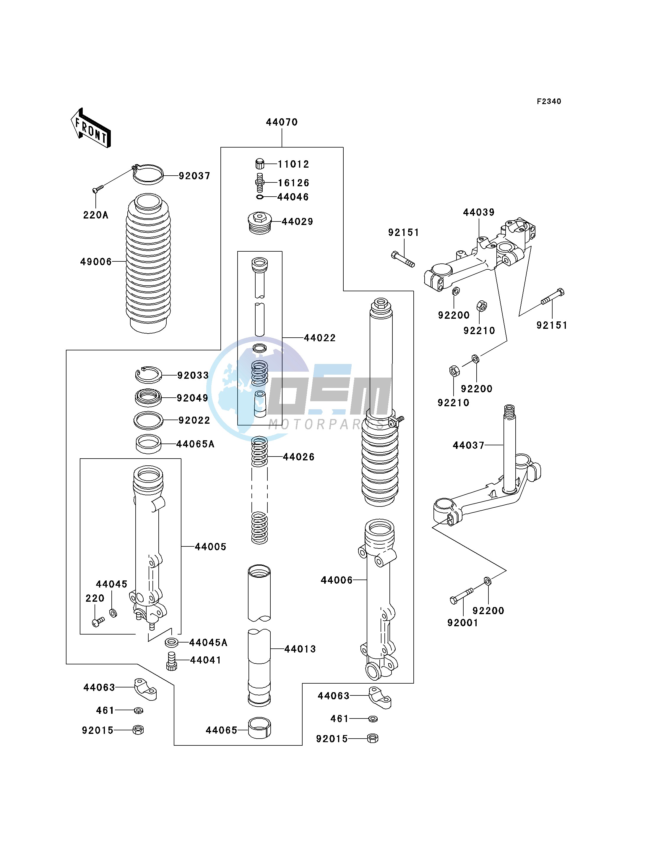 FRONT FORK-- P20- -