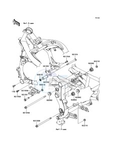 ER-6n ABS ER650D9F GB XX (EU ME A(FRICA) drawing Engine Mount