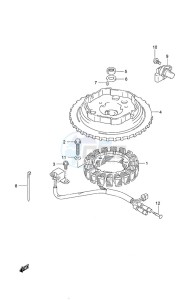 DF 9.9B drawing Magneto Manual Starter