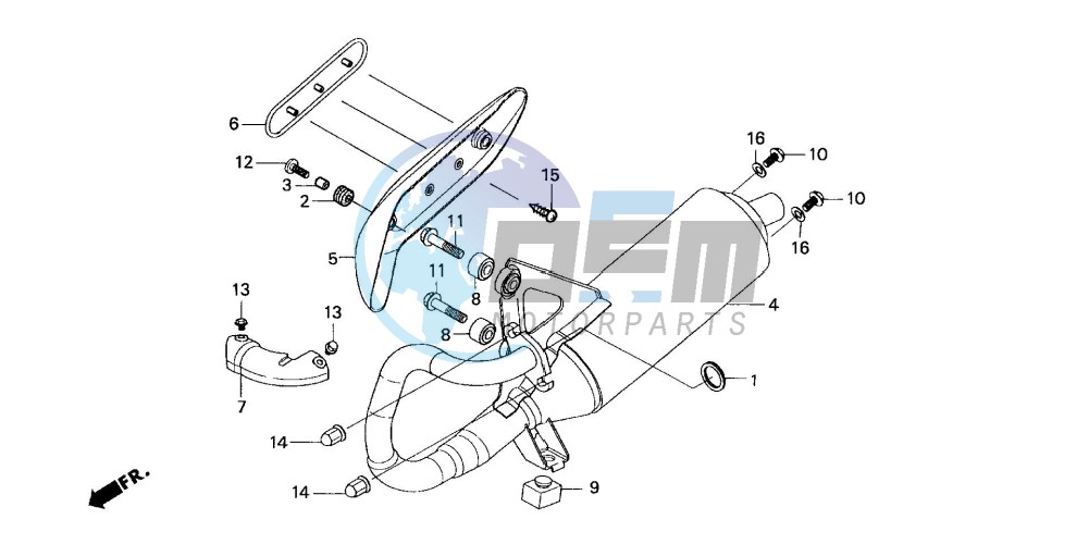 EXHAUST MUFFLER