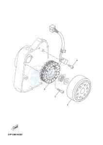 YP125RA (ABS) X-MAX 250 ABS (2DL3) drawing GENERATOR