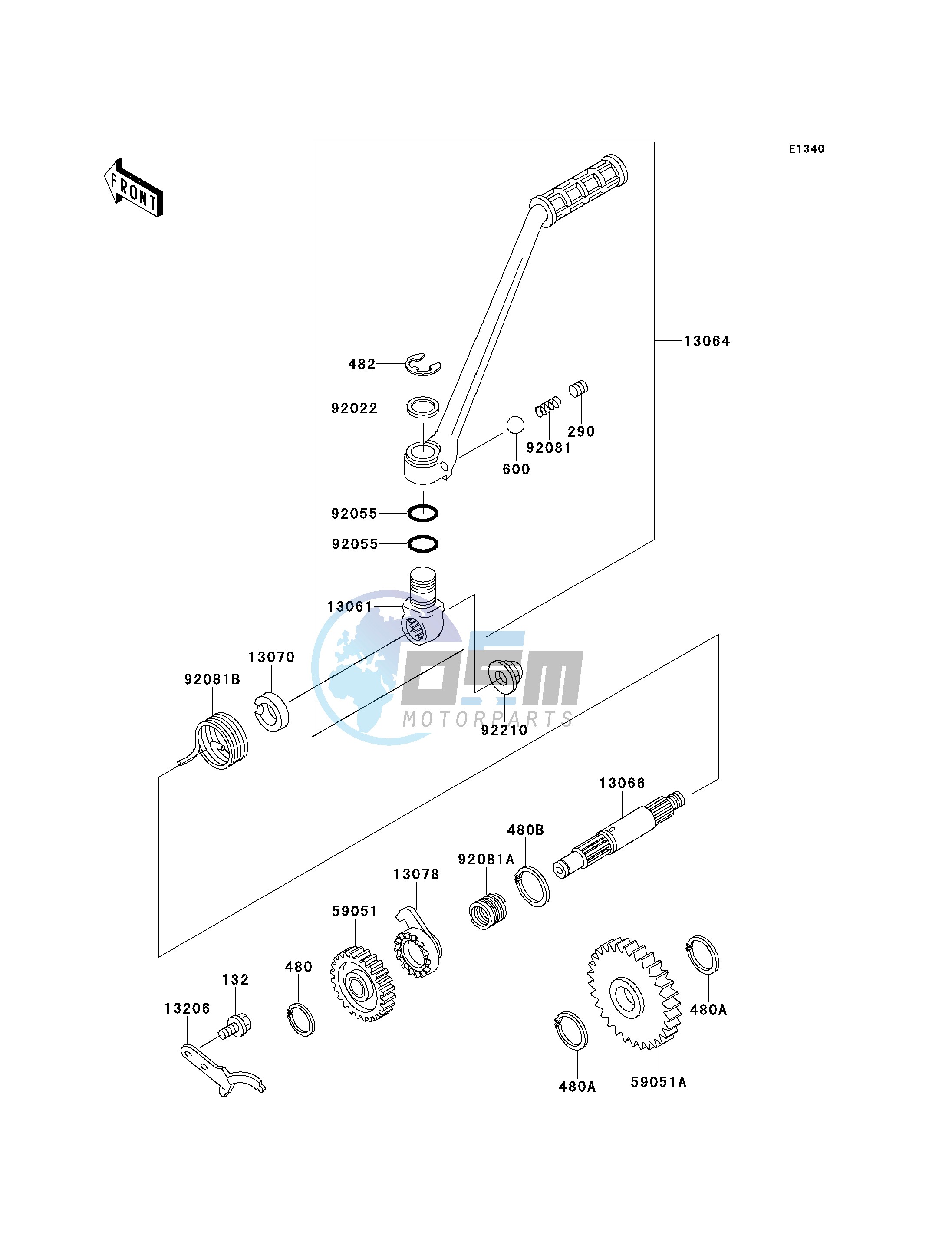 KICKSTARTER MECHANISM