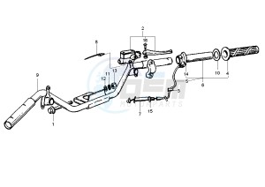 Liberty 4T RST 50 drawing Front master cilinder