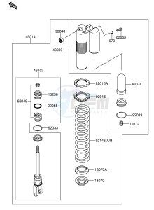 RM-Z250 (E19) drawing SHOCK ABSORBER