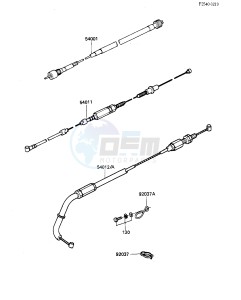 ZN 700 A [LTD SHAFT] (A1-A2) [LTD SHAFT] drawing CABLES