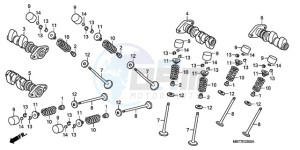 XL1000VA9 Ireland - (EK / ABS) drawing CAMSHAFT/VALVE