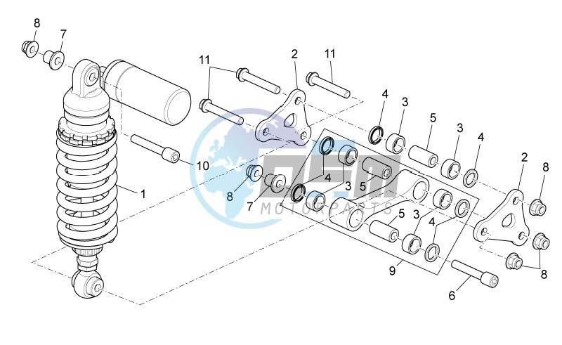 Rear Shock absorber