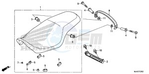 VT750SE Shadow E drawing SEAT (VT750S)