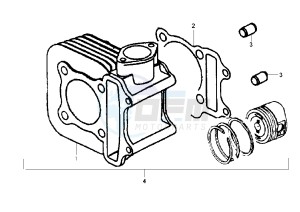 CINDERELLA - 100 cc drawing CYLINDER