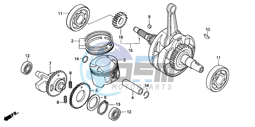 CRANKSHAFT /PISTON