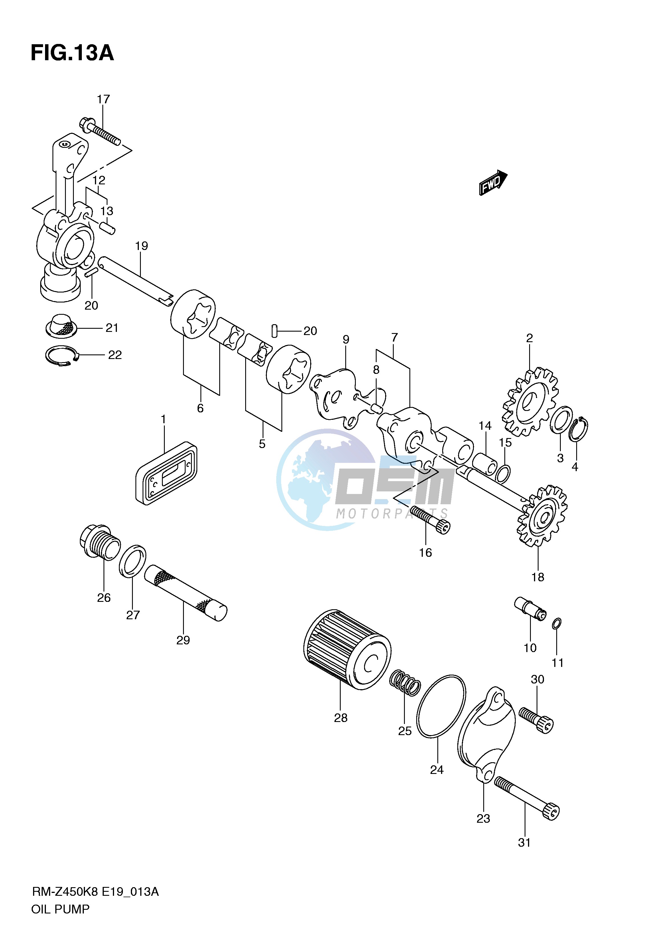 OIL PUMP (RM-Z450L1)