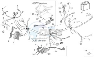 SR 50 IE-Carburatore 50 drawing Electrical system II