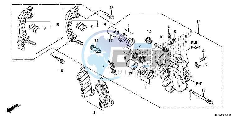 FRONT BRAKE CALIPER