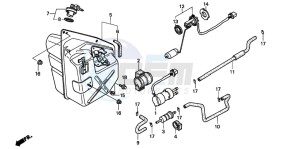 FES250 FORESIGHT drawing FUEL TANK