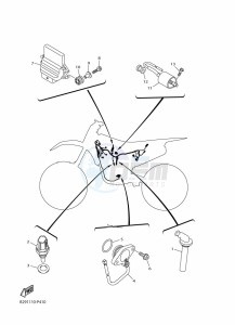 WR250F (2GBM) drawing ELECTRICAL 1