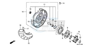 VT750C2F9 Australia - (U / KMH MME) drawing REAR WHEEL