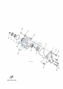 GPD150-A NMAX 150 (BV49) drawing WATER PUMP