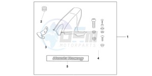 CBR1000RR9 France - (F / CMF MME REP) drawing HUGGER PEARL SIREN BLUE