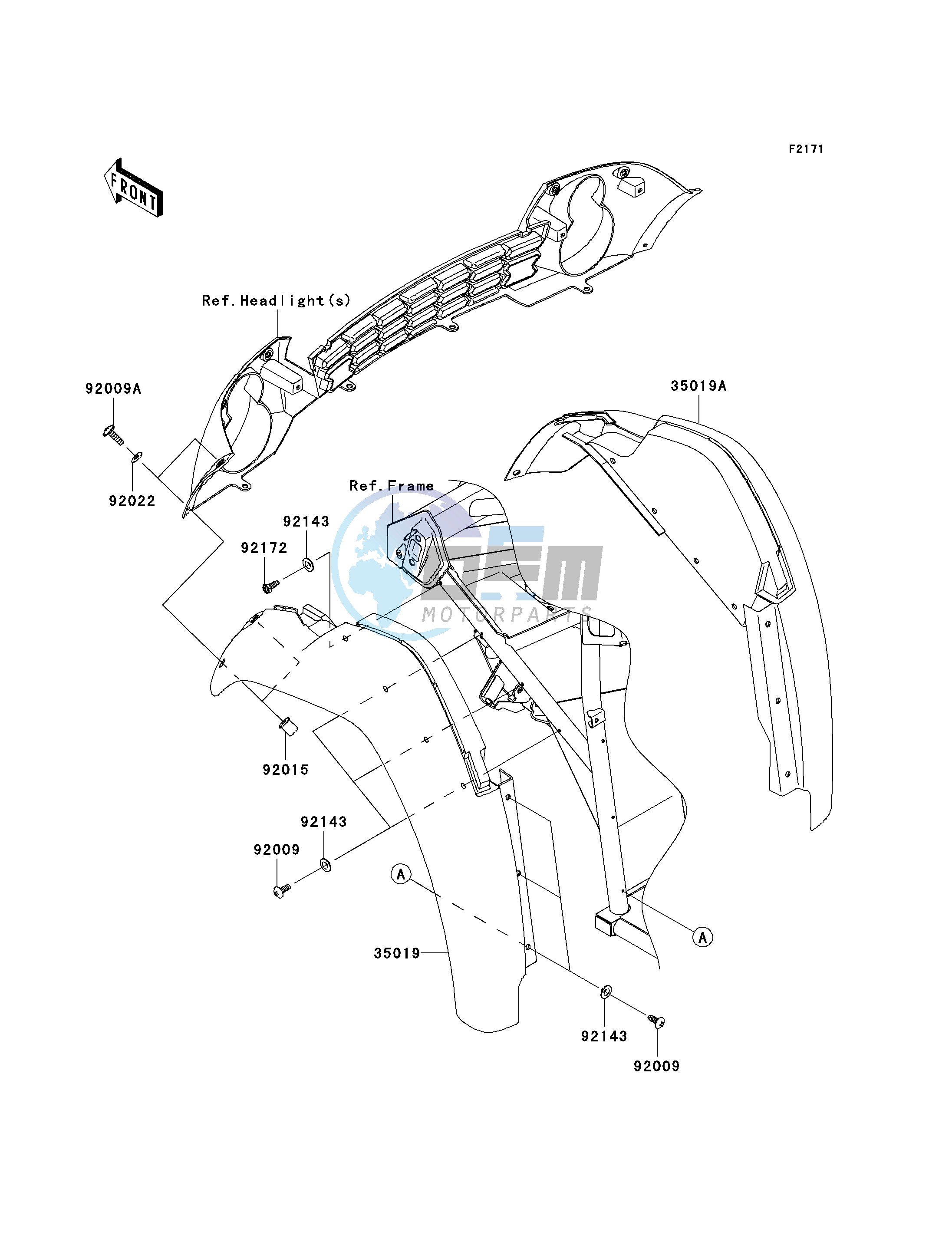 FRONT FENDER-- S- -