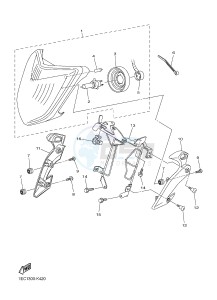 FZ1-N FZ1 (NAKED) 1000 (1EC9) drawing HEADLIGHT