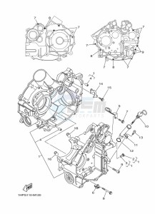 YFM700FWAD GRIZZLY 700 EPS (BLTE) drawing CRANKCASE