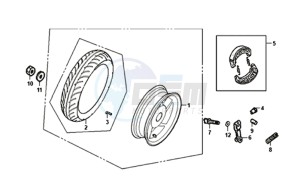 JET 4 50cc (L8) EU EURO4 drawing REAR WHEEL