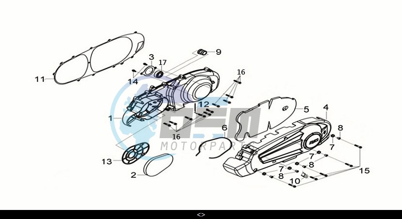 L.CRANK CASE COVER